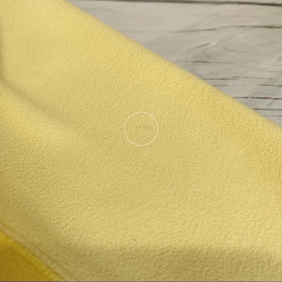 L.L. Bean Yellow Polartec Zip Up Fleece Coat - Picture 8 of 8